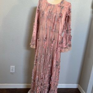 Long maxi dress American outfit Indian and Pakistani dress pret outfit